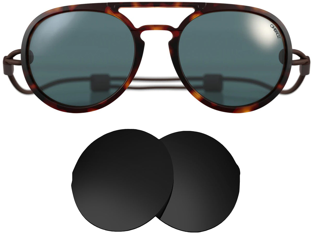 Ombraz Dolomite-Replacement Lenses-Volcanic Black-Non-Polarized-Seek Optics