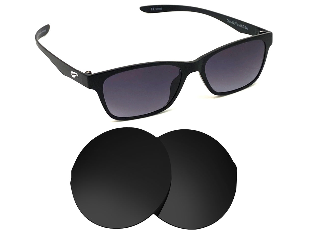 Flying Eyes Optics Otus-Replacement Lenses-Volcanic Black-Non-Polarized-Seek Optics