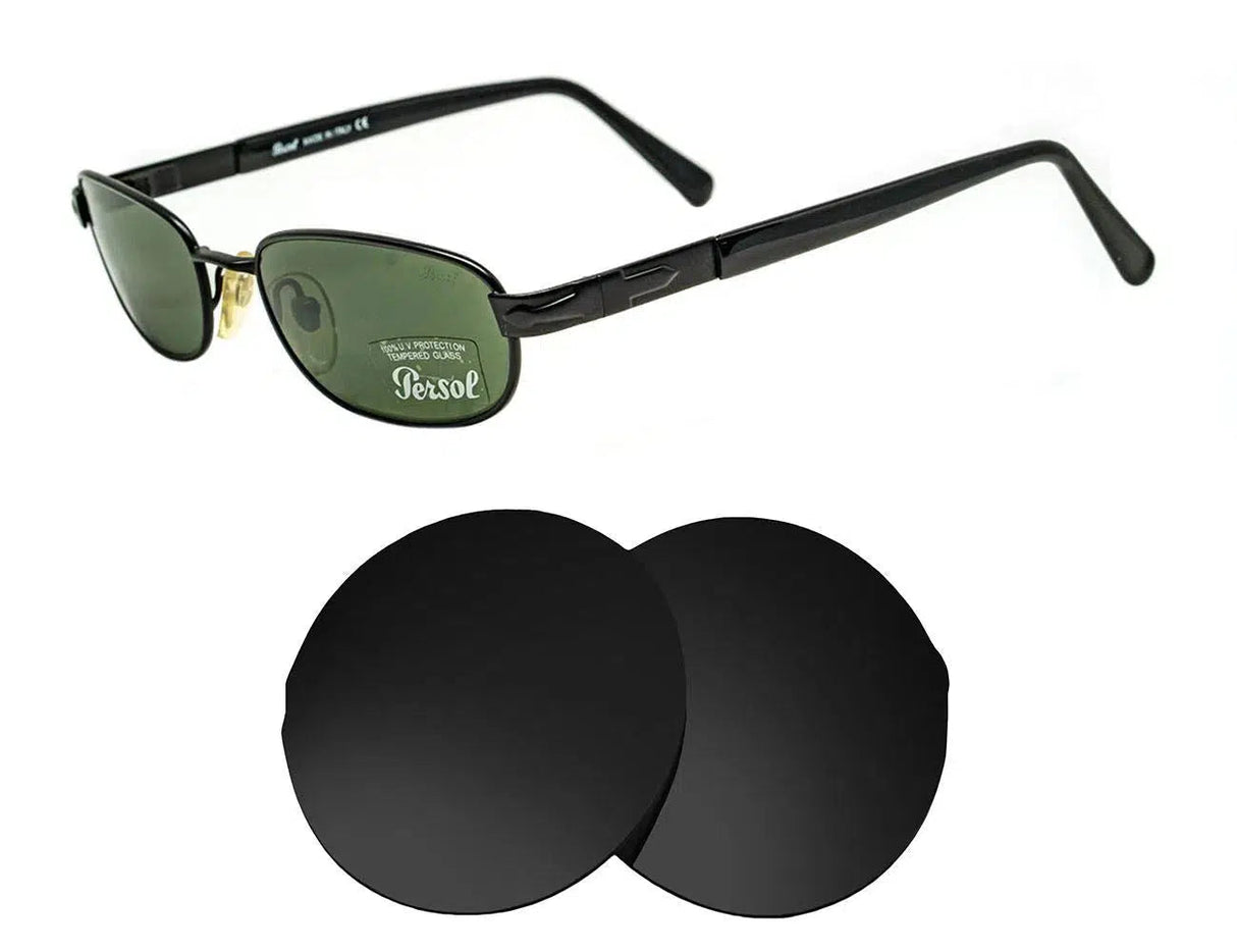 Persol PO2075S-Replacement Lenses-Volcanic Black-Non-Polarized-Seek Optics