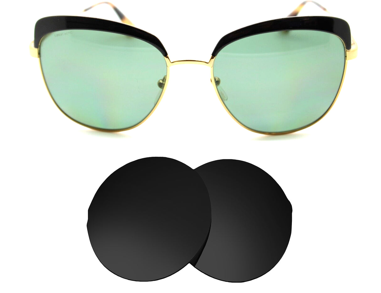 Prada SPR 51T (56mm)-Replacement Lenses-Volcanic Black-Non-Polarized-Seek Optics