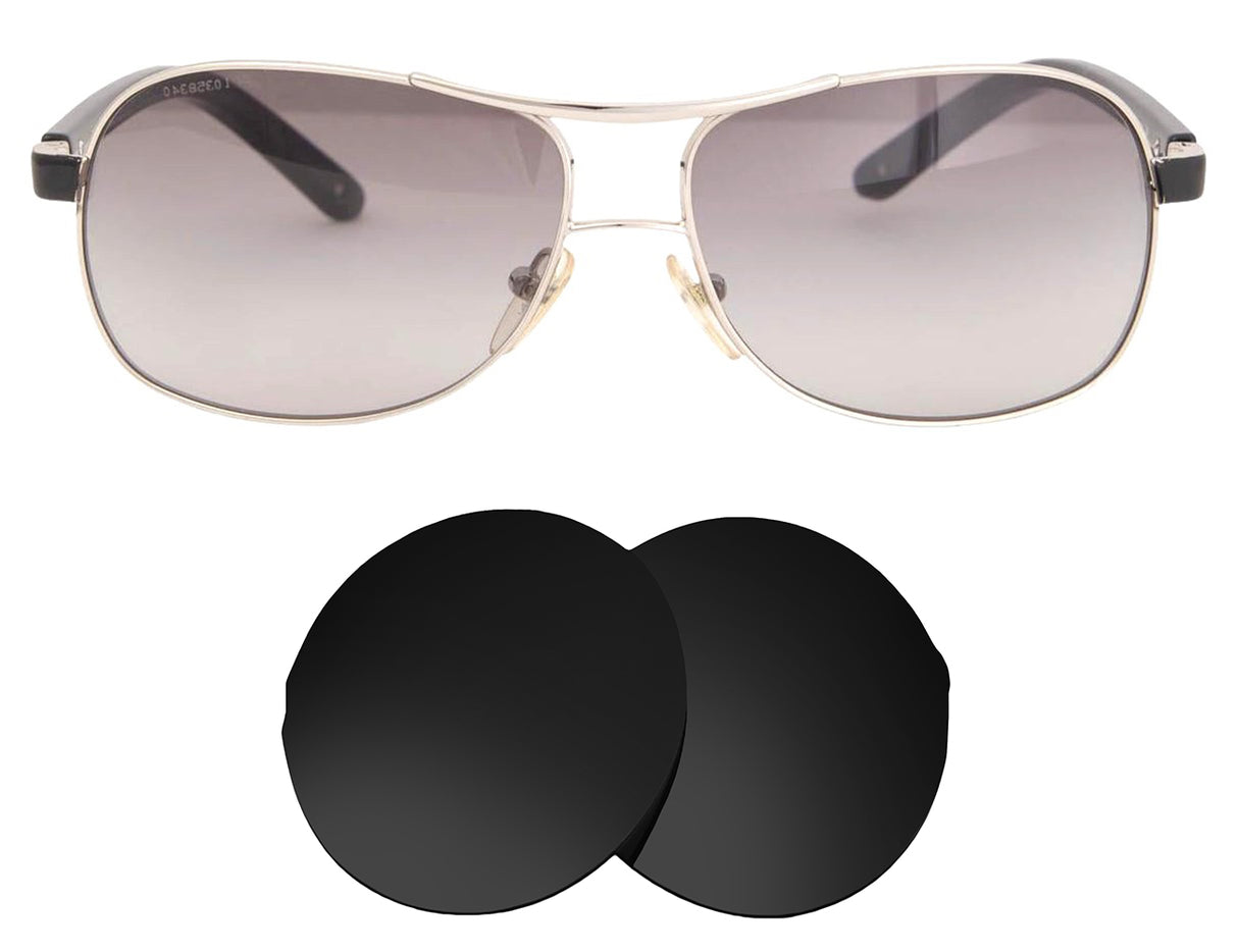 Prada SPR59L-Replacement Lenses-Volcanic Black-Non-Polarized-Seek Optics