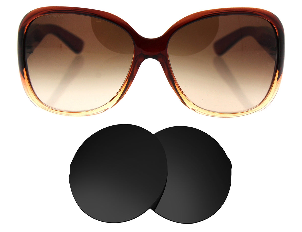 Prada SPR 27M (60mm)-Replacement Lenses-Volcanic Black-Non-Polarized-Seek Optics