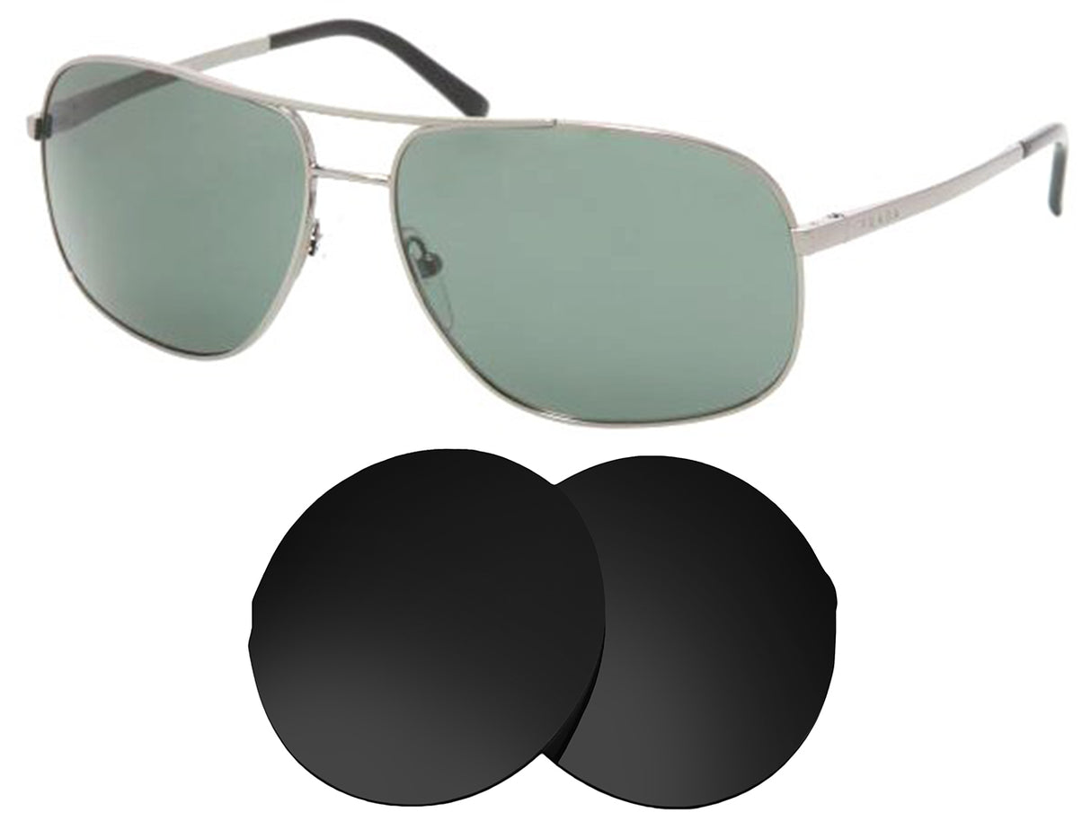 Prada SPR 53M (57mm)-Replacement Lenses-Volcanic Black-Non-Polarized-Seek Optics