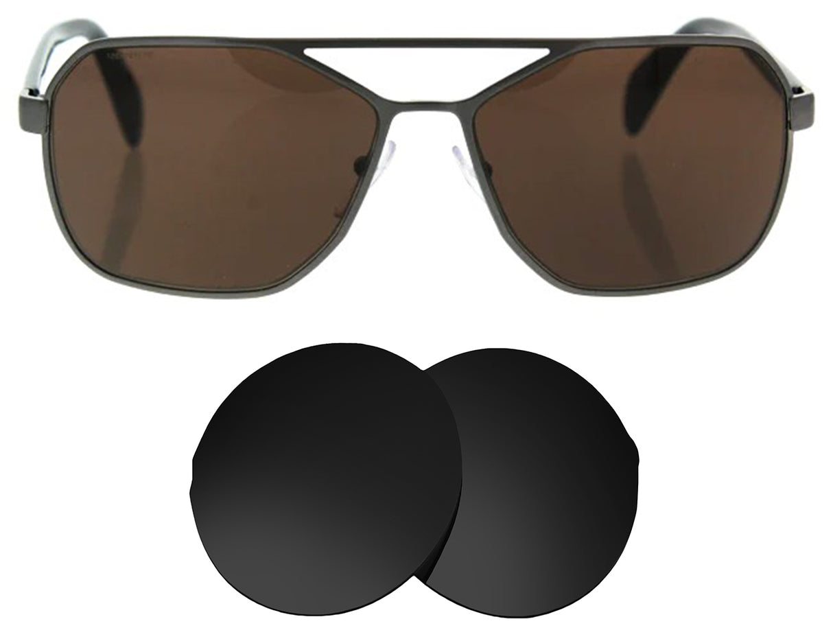 Prada SPR 54R (60mm)-Replacement Lenses-Volcanic Black-Non-Polarized-Seek Optics