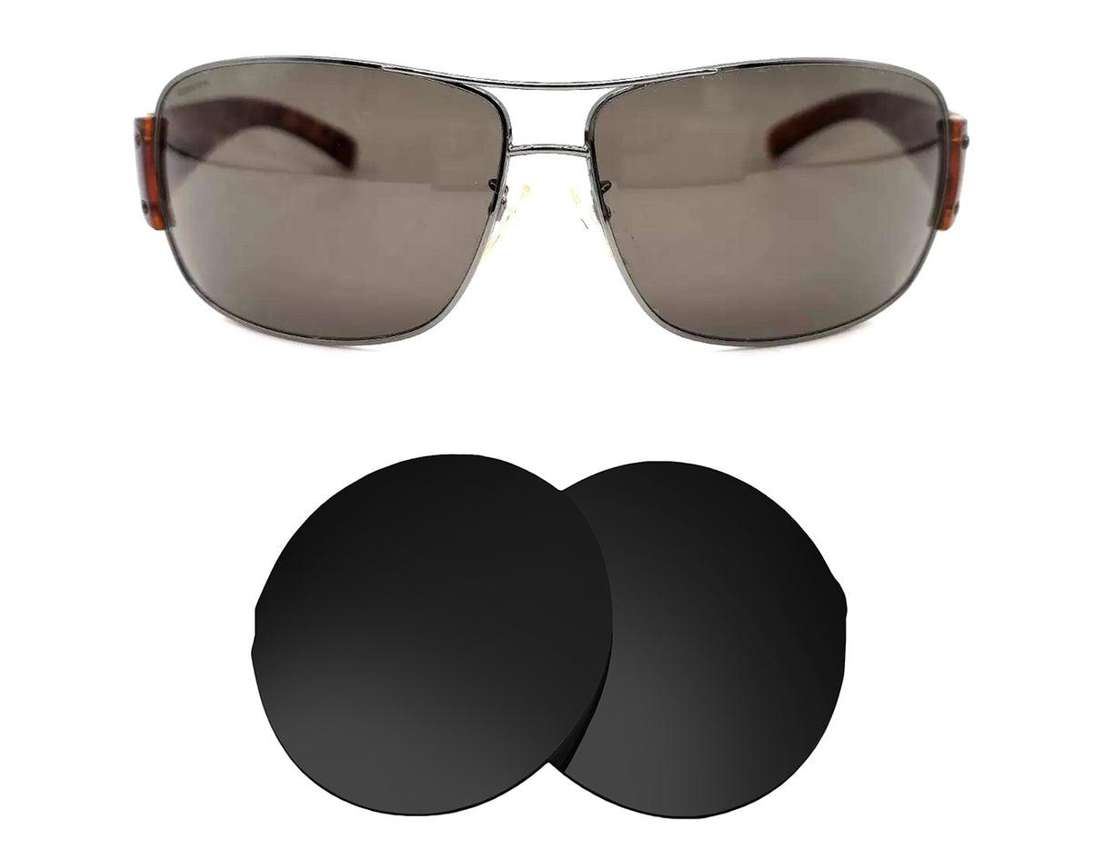 Prada SPR 61G (67mm)-Replacement Lenses-Volcanic Black-Non-Polarized-Seek Optics