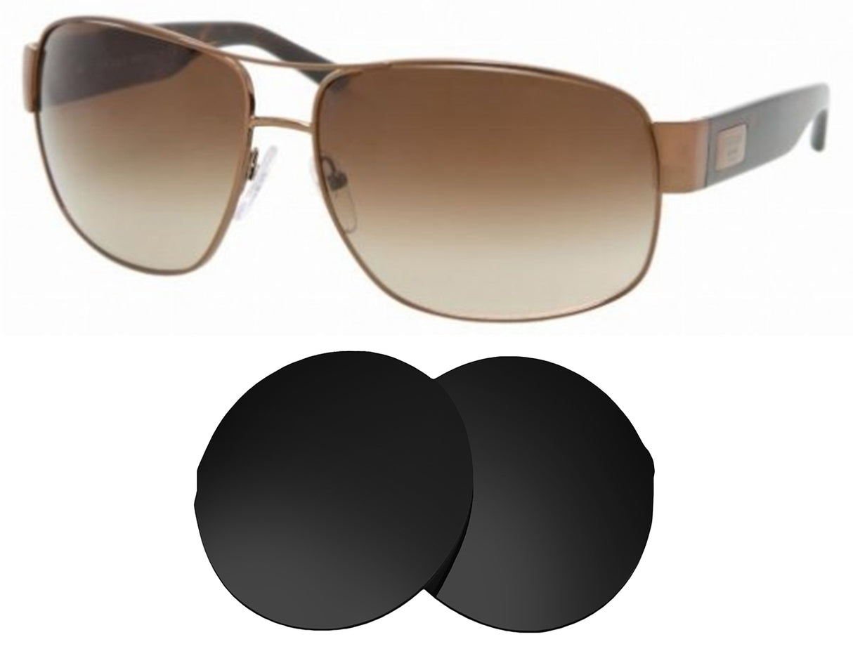 Prada SPR 61L (63mm)-Replacement Lenses-Volcanic Black-Non-Polarized-Seek Optics