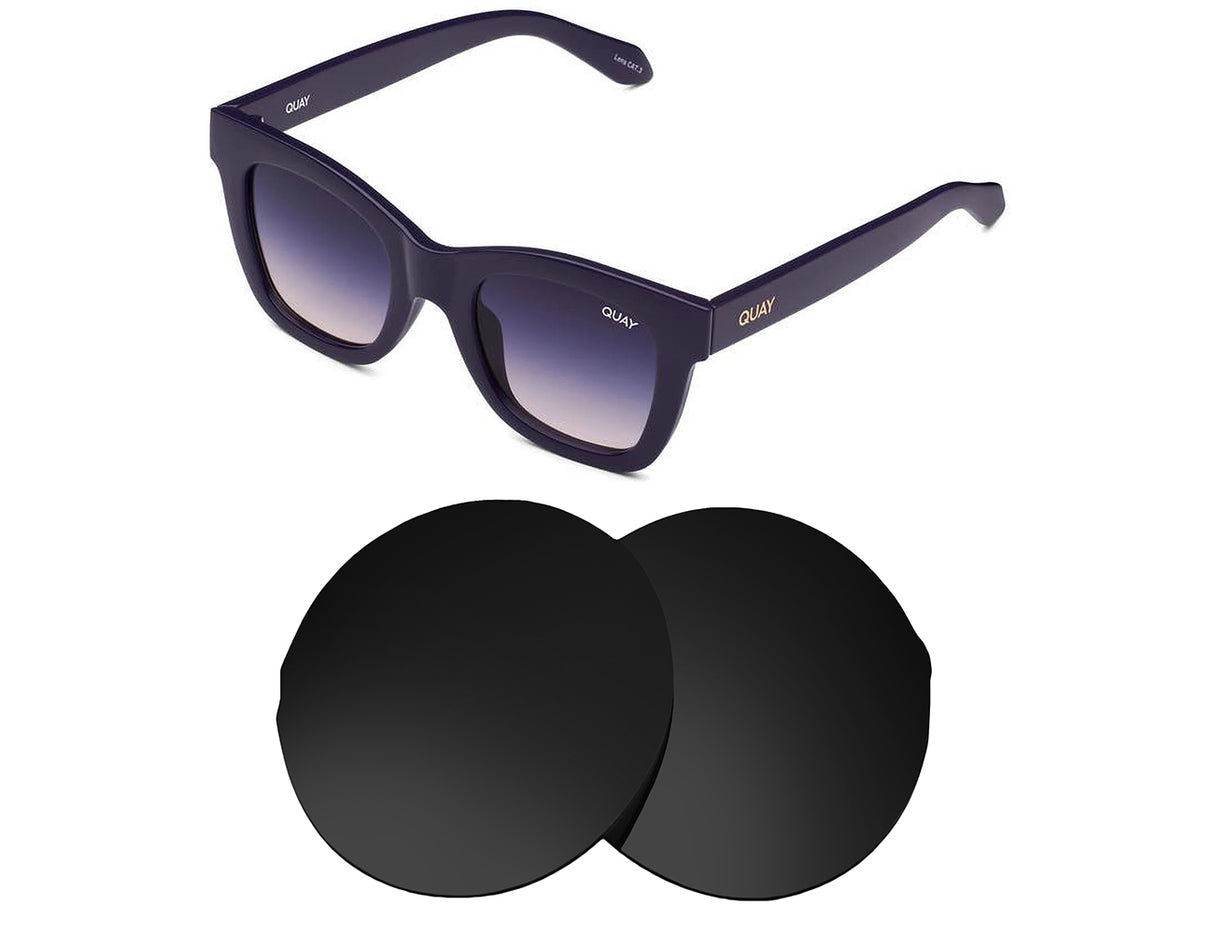 Quay Australia After Hours-Replacement Lenses-Volcanic Black-Non-Polarized-Seek Optics