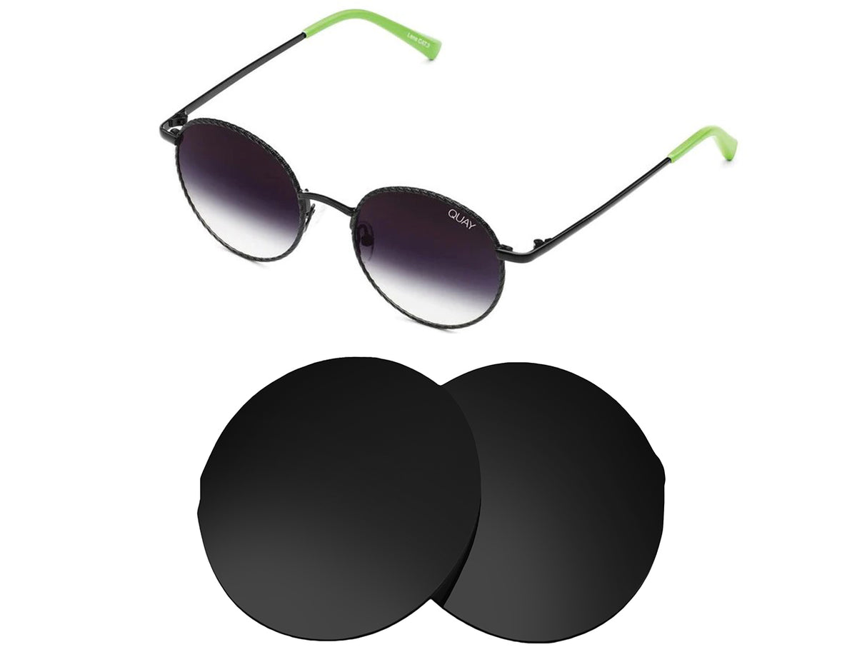 Quay Australia I See You-Replacement Lenses-Volcanic Black-Non-Polarized-Seek Optics