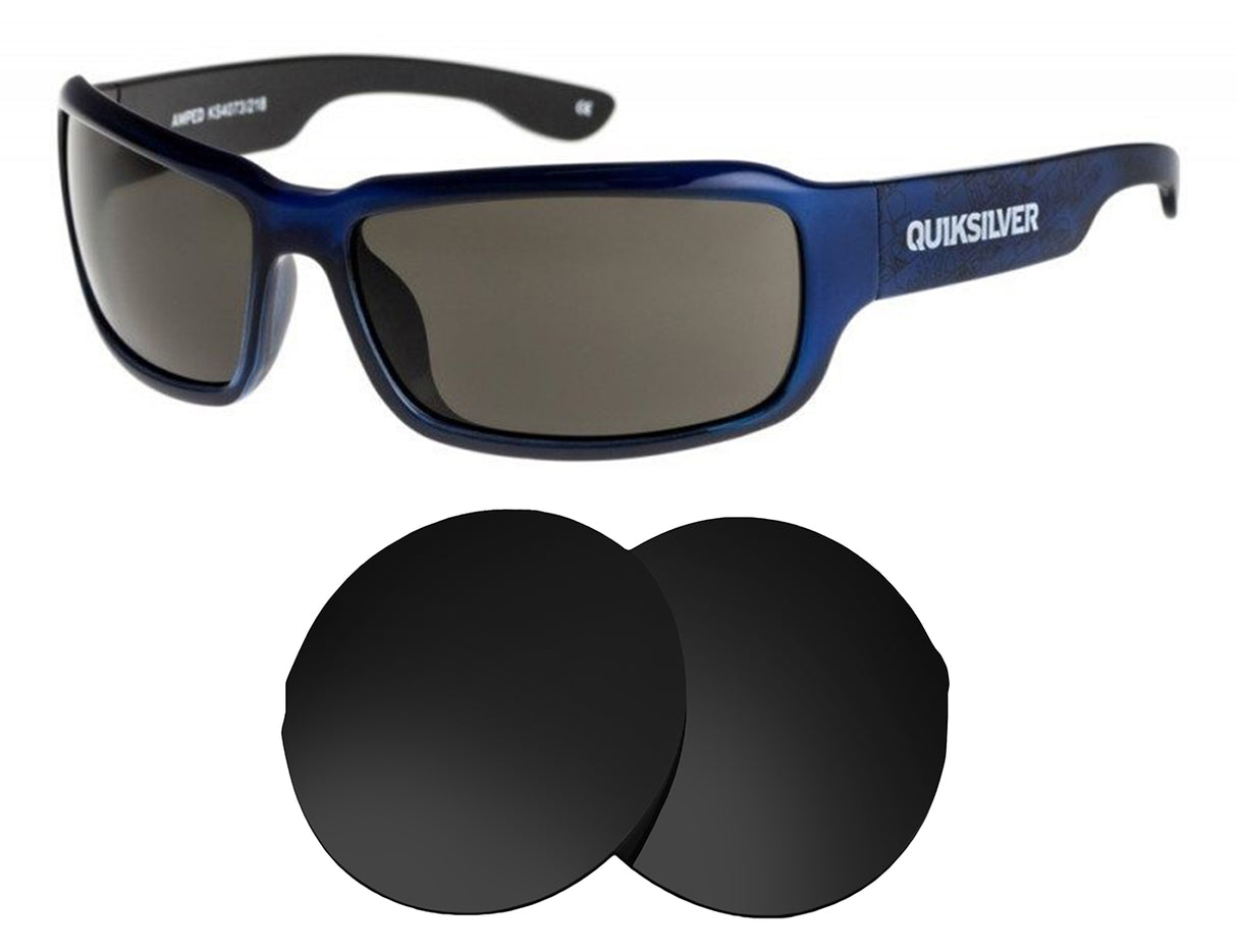 Quiksilver Amped-Replacement Lenses-Volcanic Black-Non-Polarized-Seek Optics