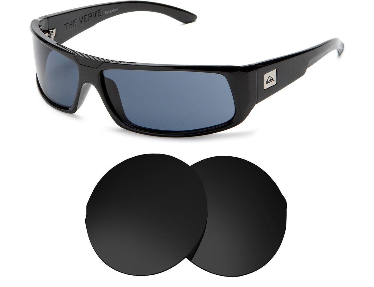 Quiksilver The Verve-Replacement Lenses-Volcanic Black-Non-Polarized-Seek Optics