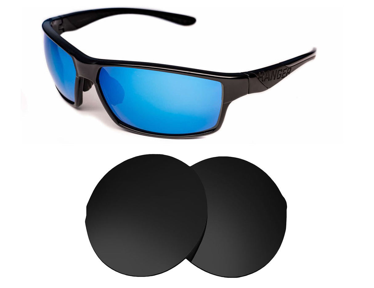 Ranger Marshall-Replacement Lenses-Volcanic Black-Non-Polarized-Seek Optics