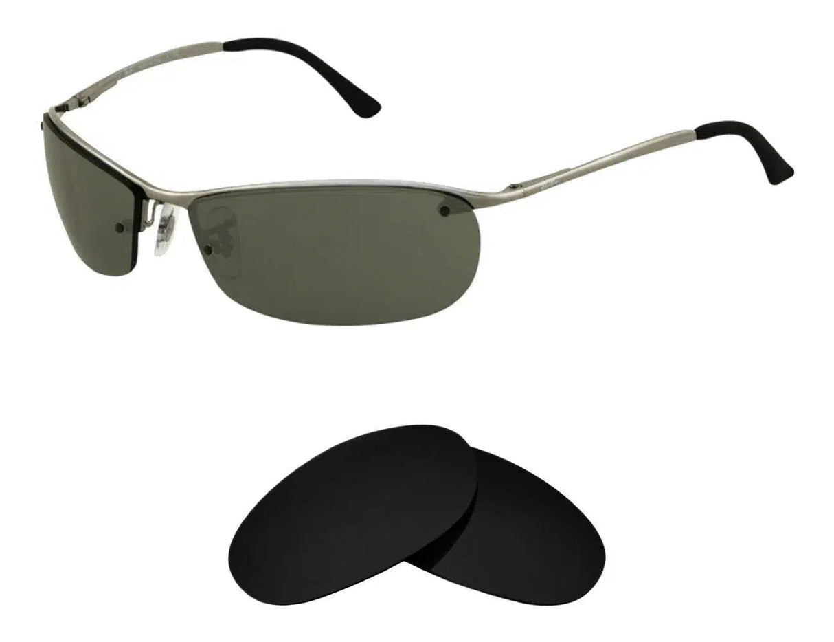 Ray-Ban RB 3186 63mm-Replacement Lenses-Volcanic Black-Non-Polarized-Seek Optics