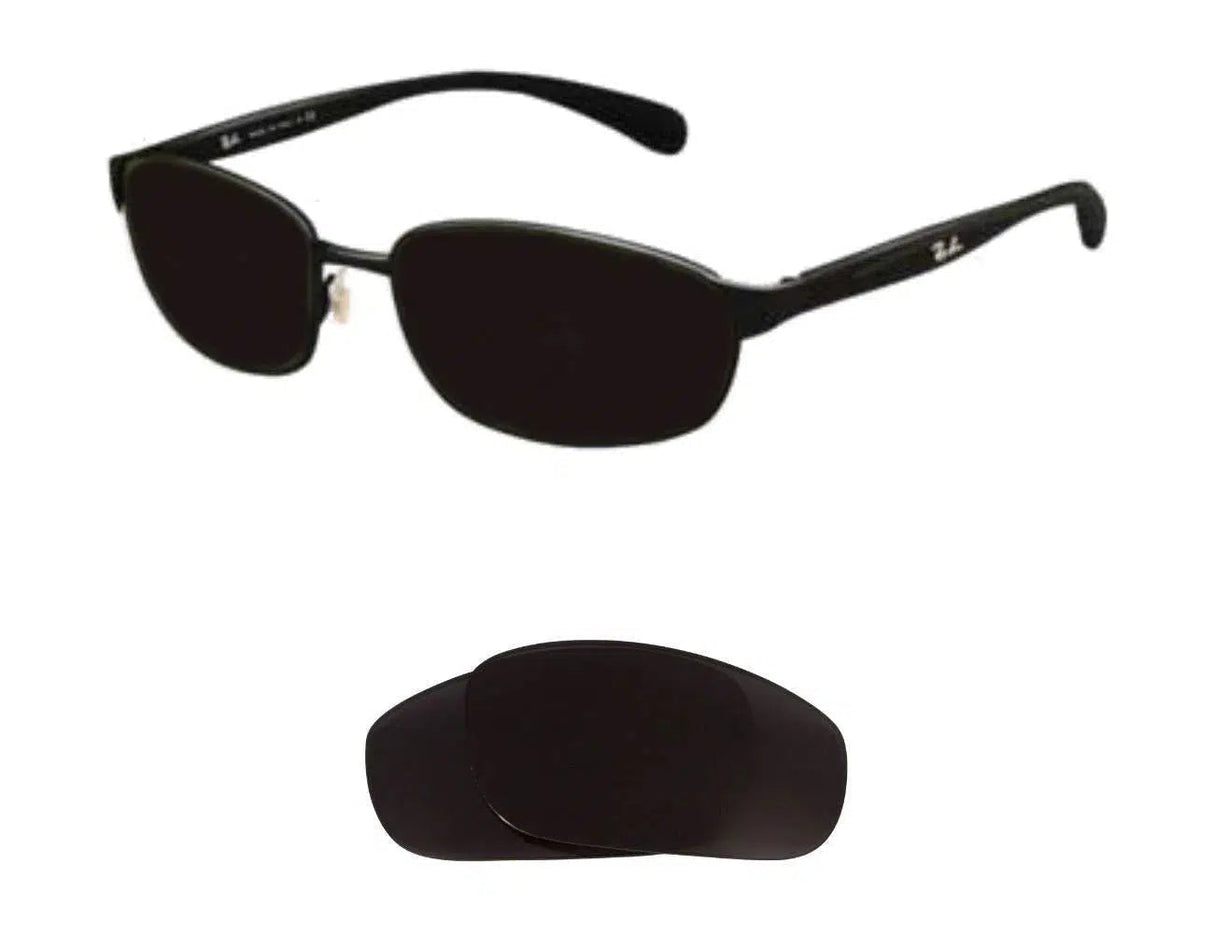 Ray-Ban RB 3247 59mm-Replacement Lenses-Volcanic Black-Non-Polarized-Seek Optics