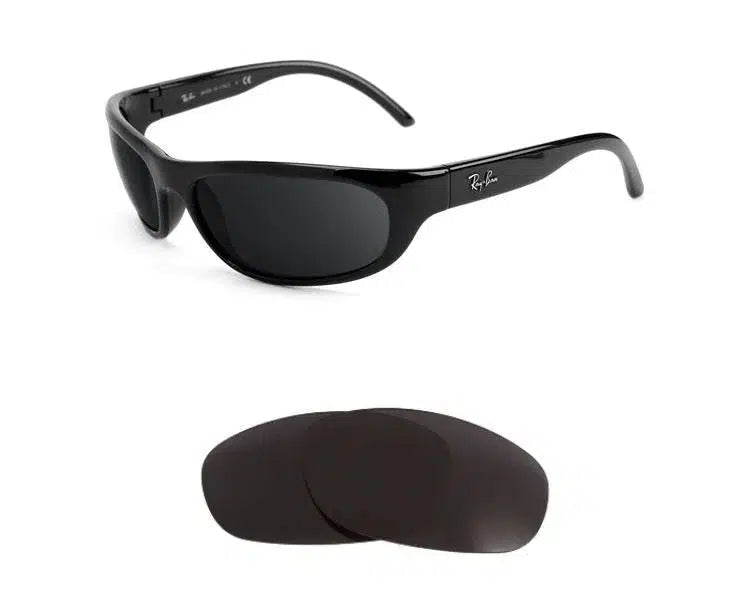 Ray-Ban RB 4033 60mm Predator-Replacement Lenses-Volcanic Black-Non-Polarized-Seek Optics