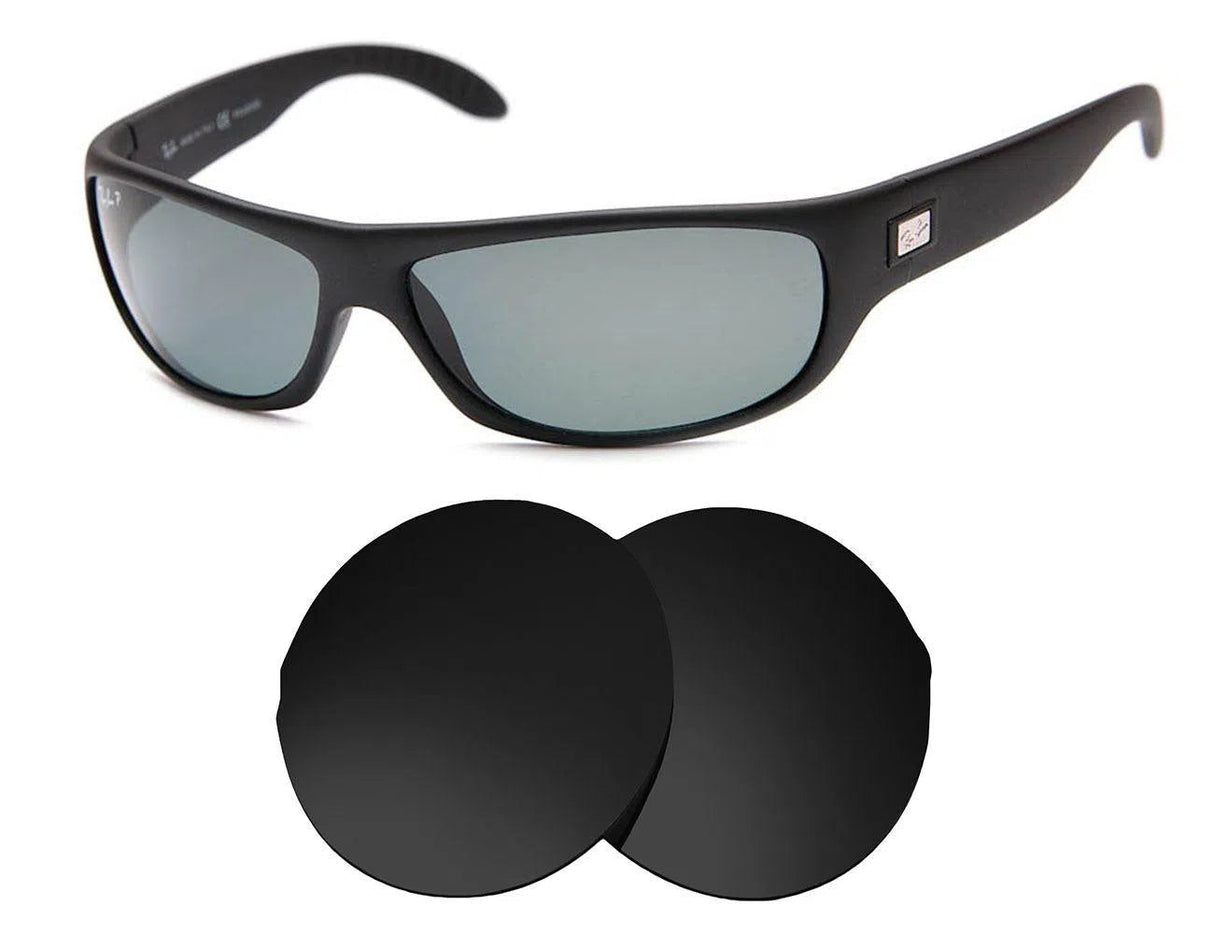 Ray-Ban RB 4046 62mm-Replacement Lenses-Volcanic Black-Non-Polarized-Seek Optics