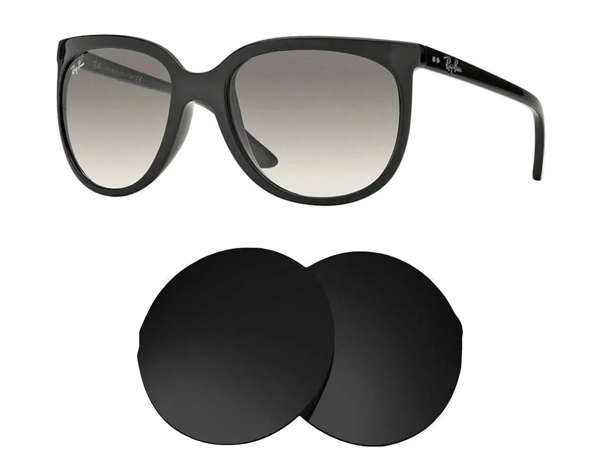 Ray-Ban RB 4126 57mm Cats 1000-Replacement Lenses-Volcanic Black-Non-Polarized-Seek Optics