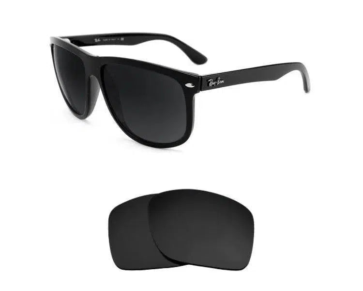 Ray-Ban RB 4147 56mm Boyfriend-Replacement Lenses-Volcanic Black-Non-Polarized-Seek Optics