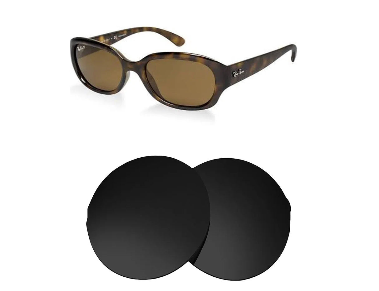 Ray-Ban RB 4198 55mm-Replacement Lenses-Volcanic Black-Non-Polarized-Seek Optics