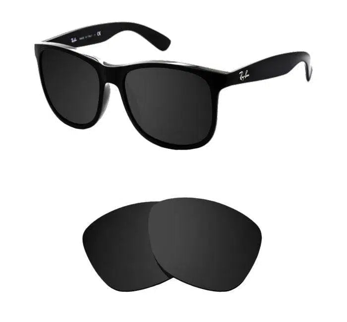 Ray-Ban RB 4202 55mm Andy-Replacement Lenses-Volcanic Black-Non-Polarized-Seek Optics