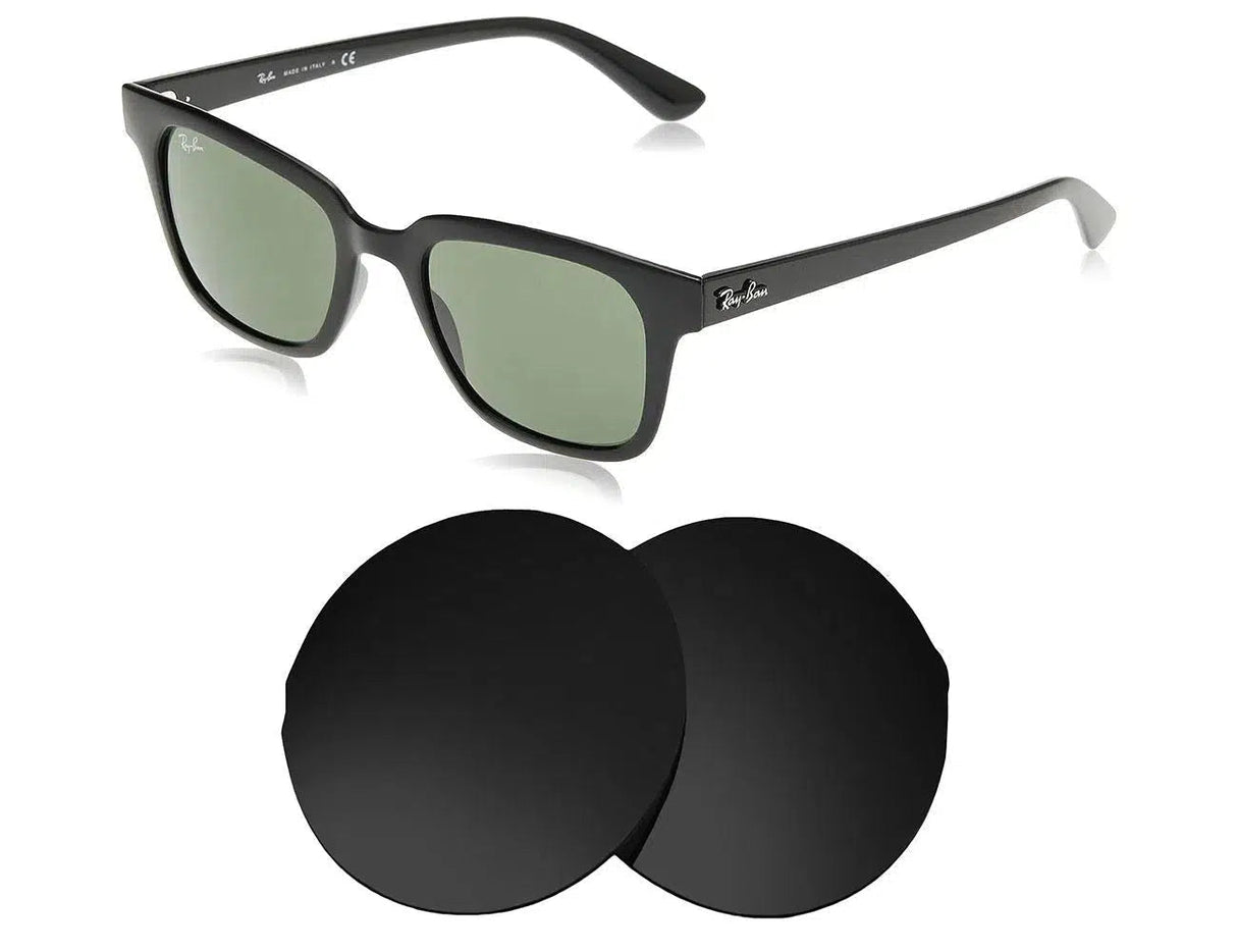 Ray-Ban RB 4323 51mm-Replacement Lenses-Volcanic Black-Non-Polarized-Seek Optics