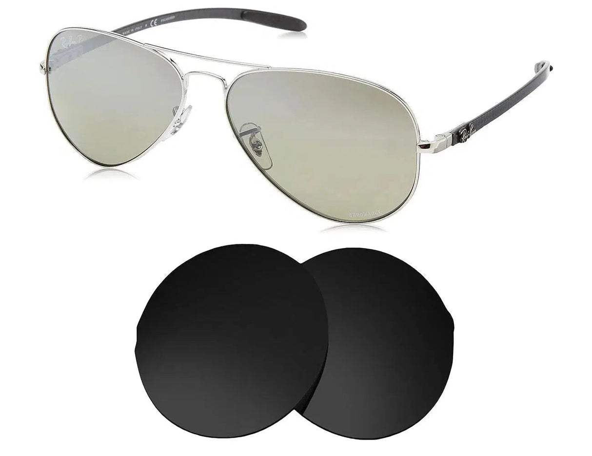 Ray-Ban RB 8317CH 58mm-Replacement Lenses-Volcanic Black-Non-Polarized-Seek Optics