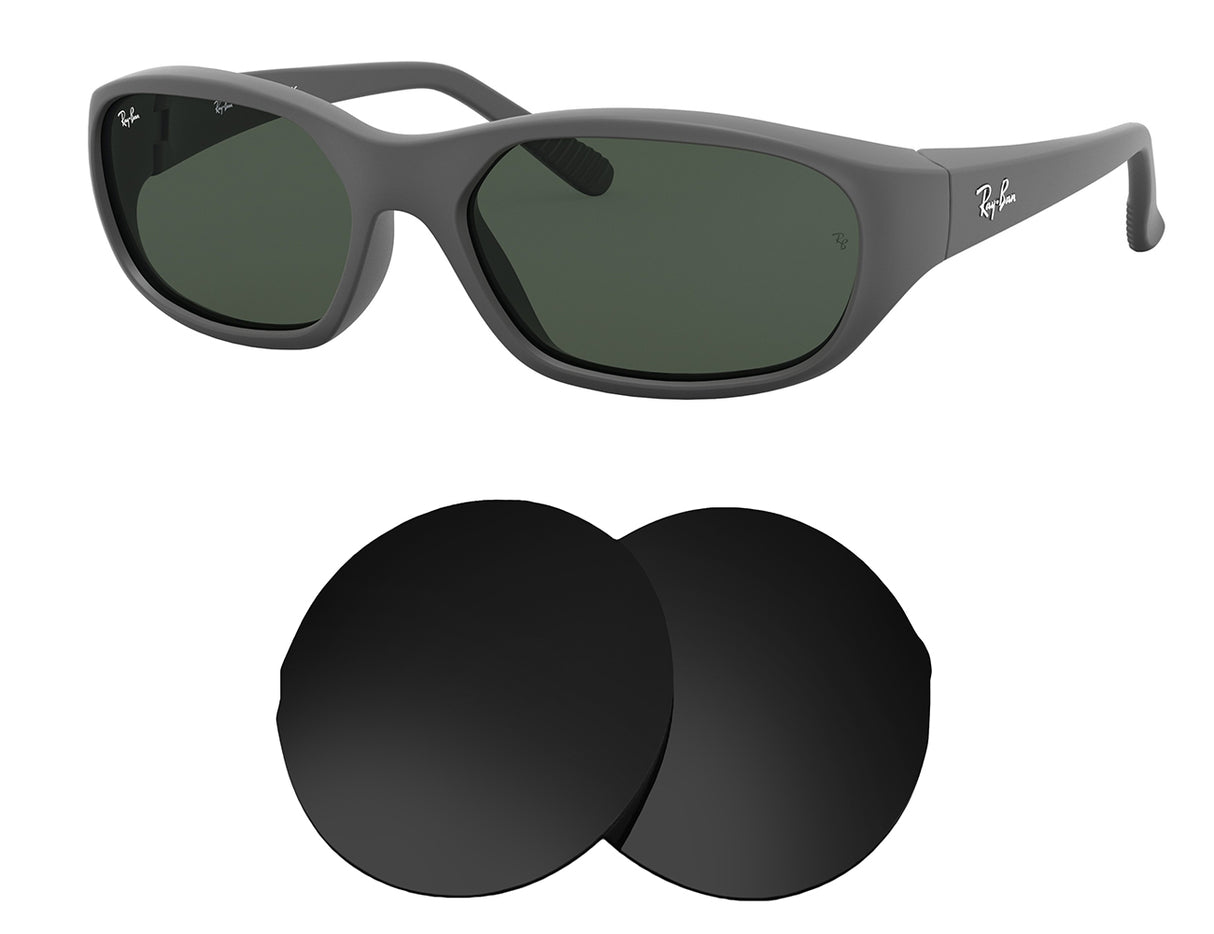 Ray-Ban RB2015 Daddy O (58mm)-Replacement Lenses-Volcanic Black-Non-Polarized-Seek Optics