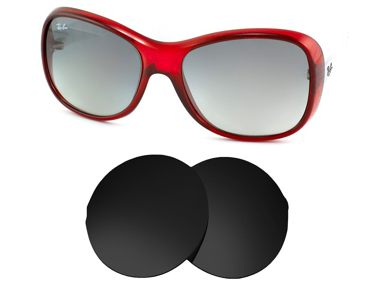 Ray-Ban RB4139 Highstreet (58mm)-Replacement Lenses-Volcanic Black-Non-Polarized-Seek Optics