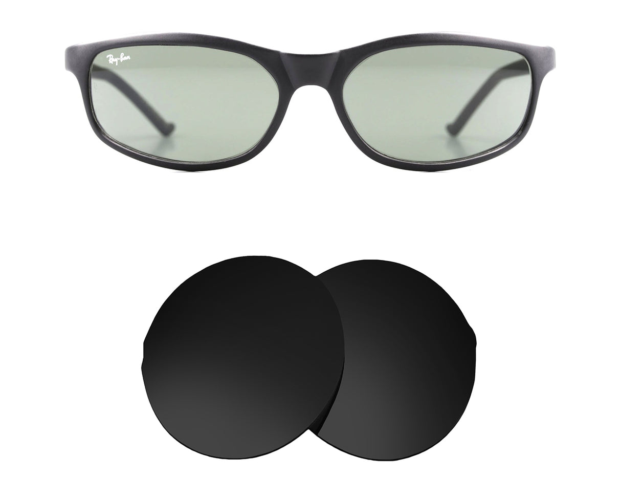Ray-Ban RB2030 Predator 8 (57mm)-Replacement Lenses-Volcanic Black-Non-Polarized-Seek Optics