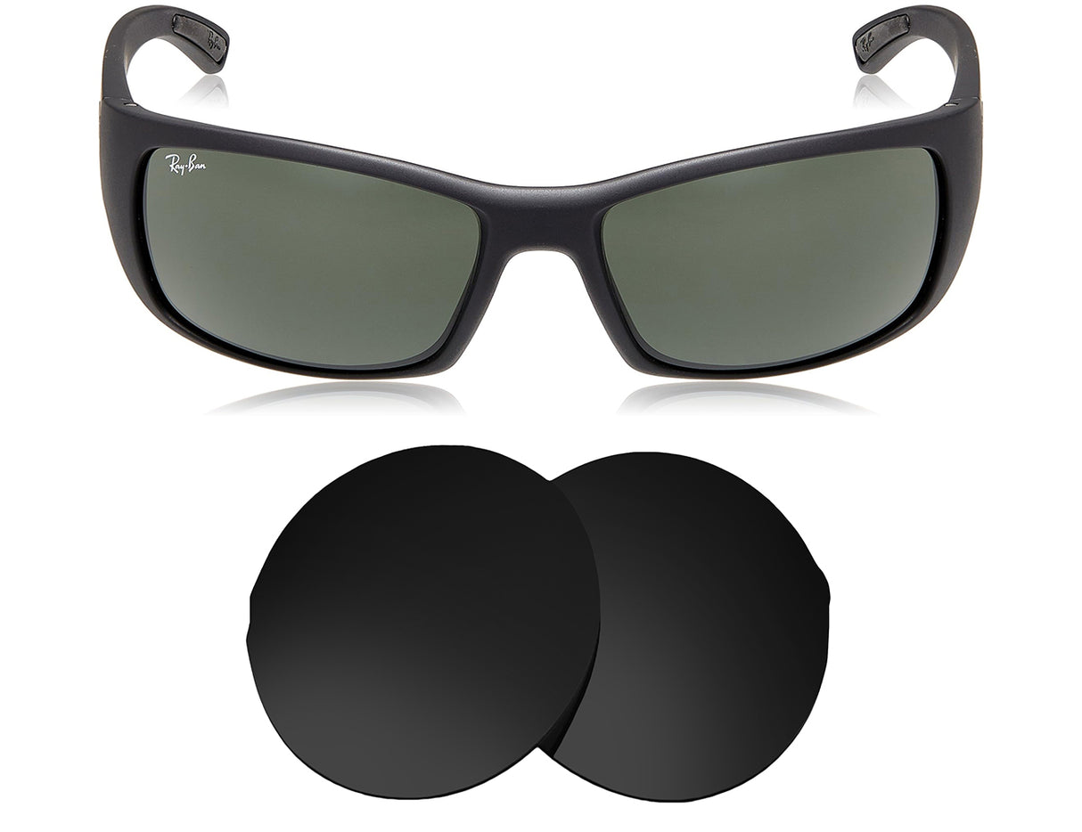 Ray-Ban RB4149 (60mm)-Replacement Lenses-Volcanic Black-Non-Polarized-Seek Optics