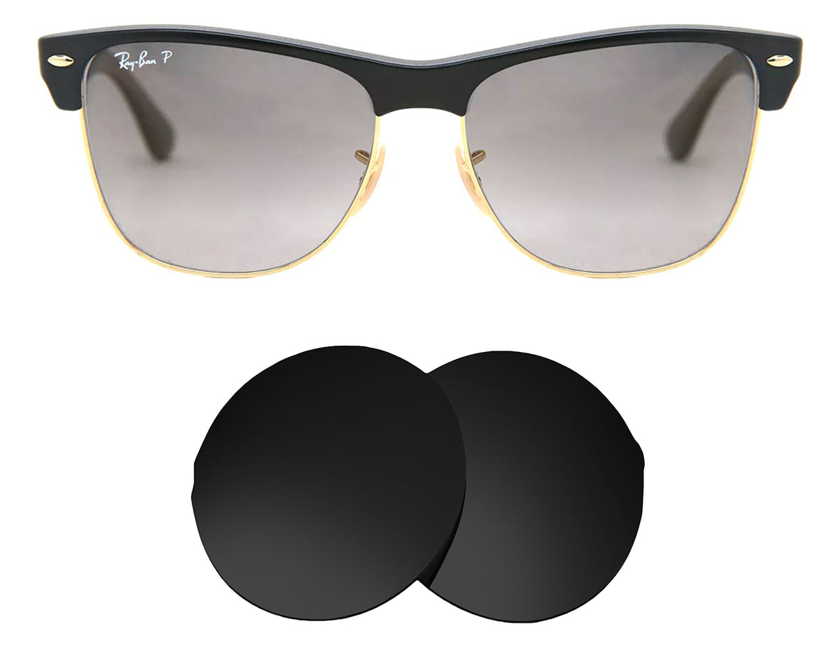 Ray-Ban RB4075 (61mm)-Replacement Lenses-Volcanic Black-Non-Polarized-Seek Optics