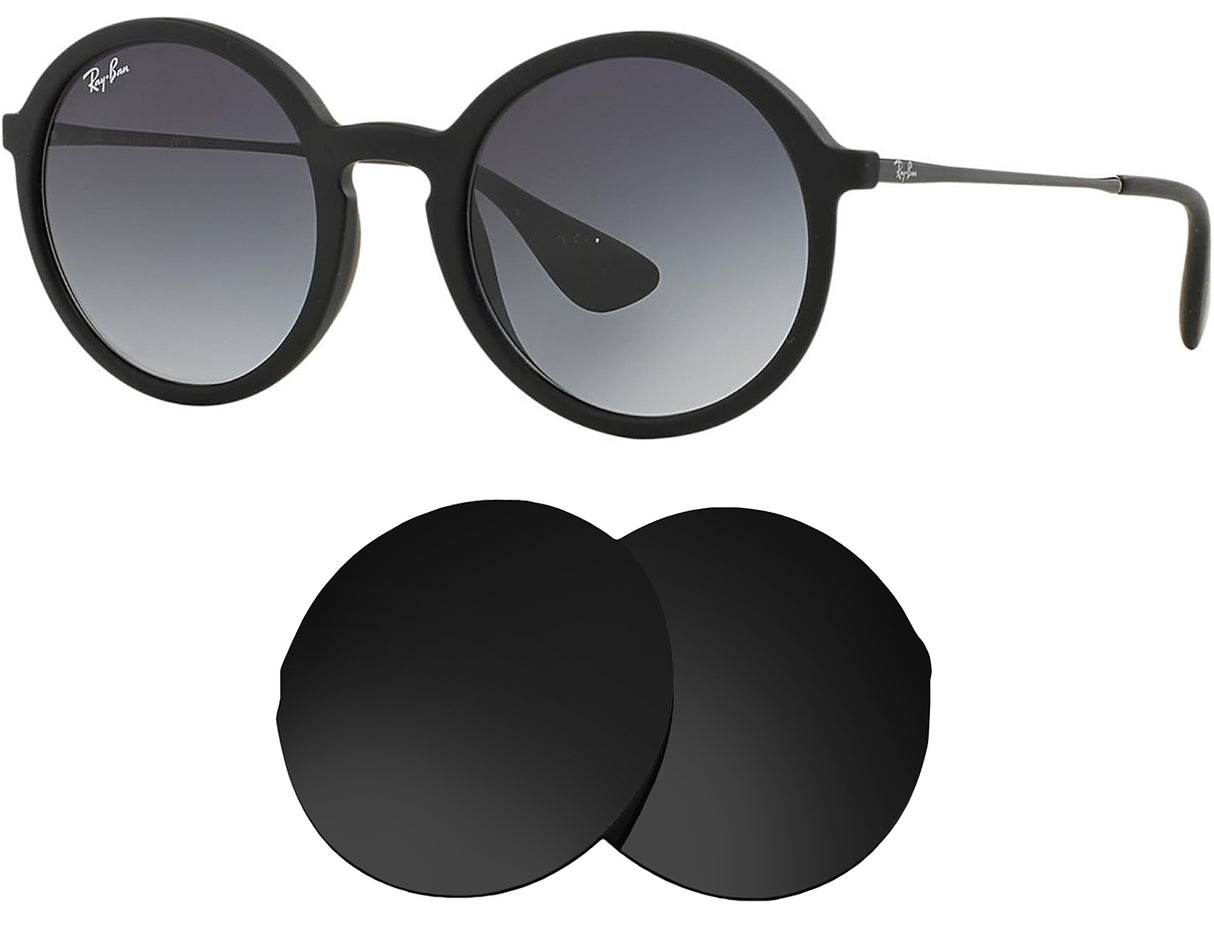 Ray-Ban RB4222 (50mm)-Replacement Lenses-Volcanic Black-Non-Polarized-Seek Optics