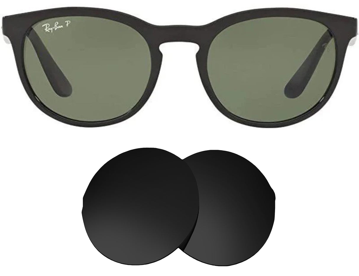 Ray-Ban RB4252 (51mm)-Replacement Lenses-Volcanic Black-Non-Polarized-Seek Optics