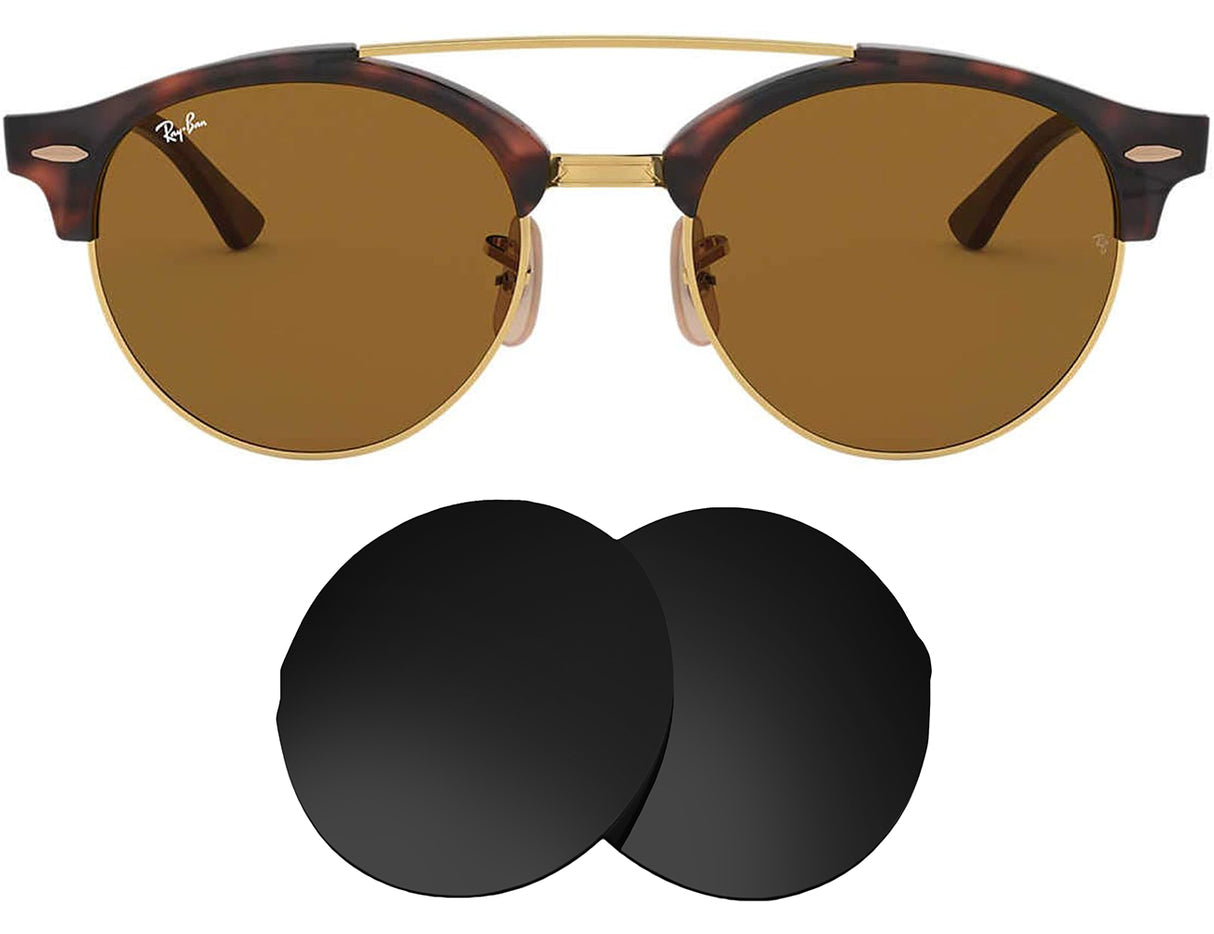 Ray-Ban RB4346 (51mm)-Replacement Lenses-Volcanic Black-Non-Polarized-Seek Optics