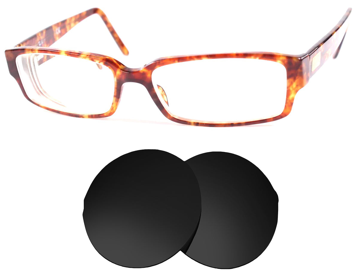 Ray-Ban RB5144 (53mm)-Replacement Lenses-Volcanic Black-Non-Polarized-Seek Optics