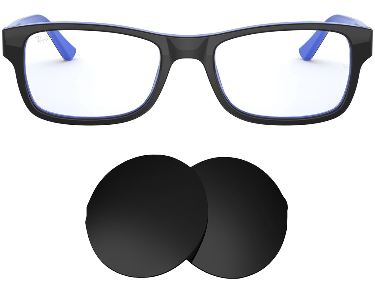 Ray-Ban RB5268 (50mm)-Replacement Lenses-Volcanic Black-Non-Polarized-Seek Optics