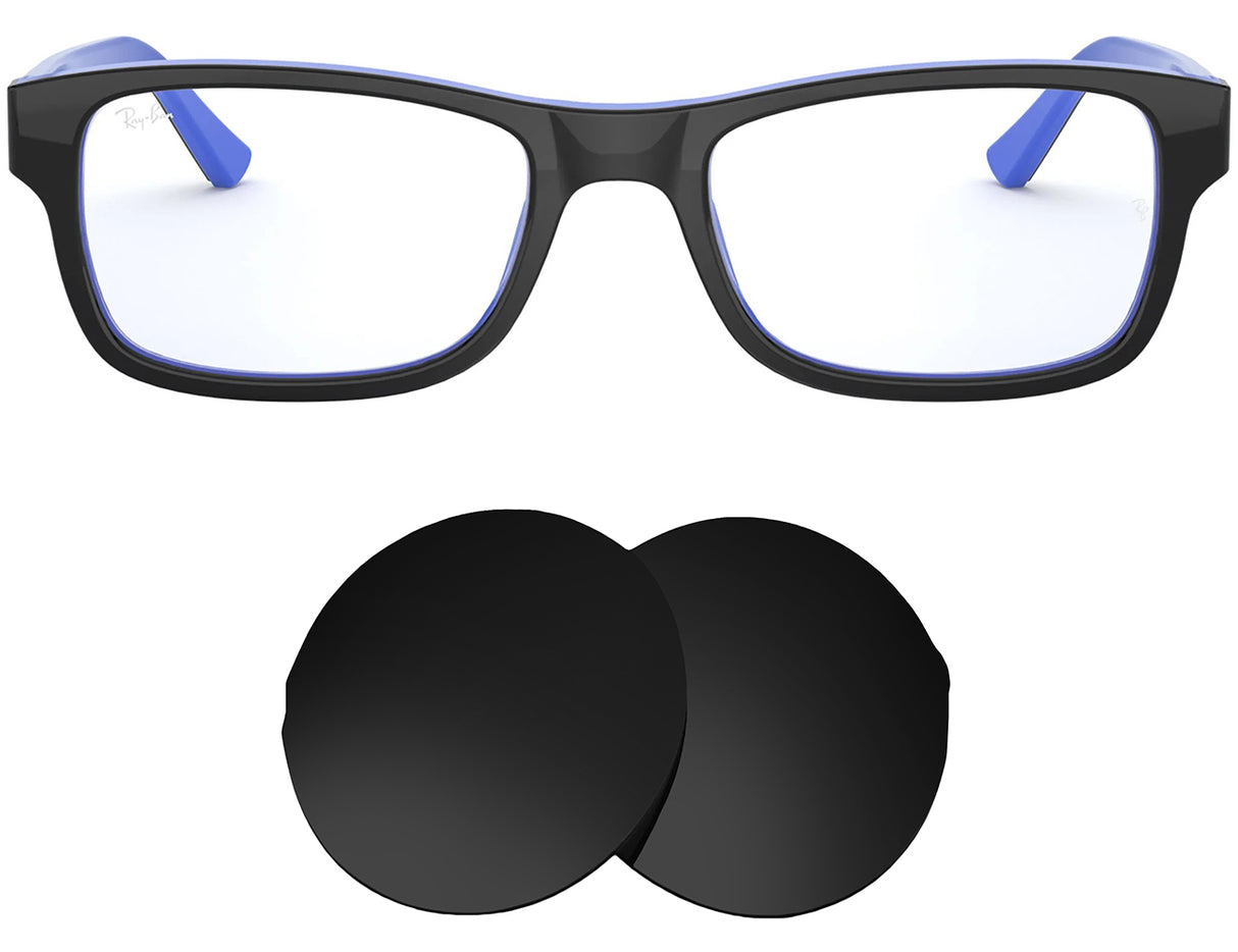 Ray-Ban RB5268 (52mm)-Replacement Lenses-Volcanic Black-Non-Polarized-Seek Optics
