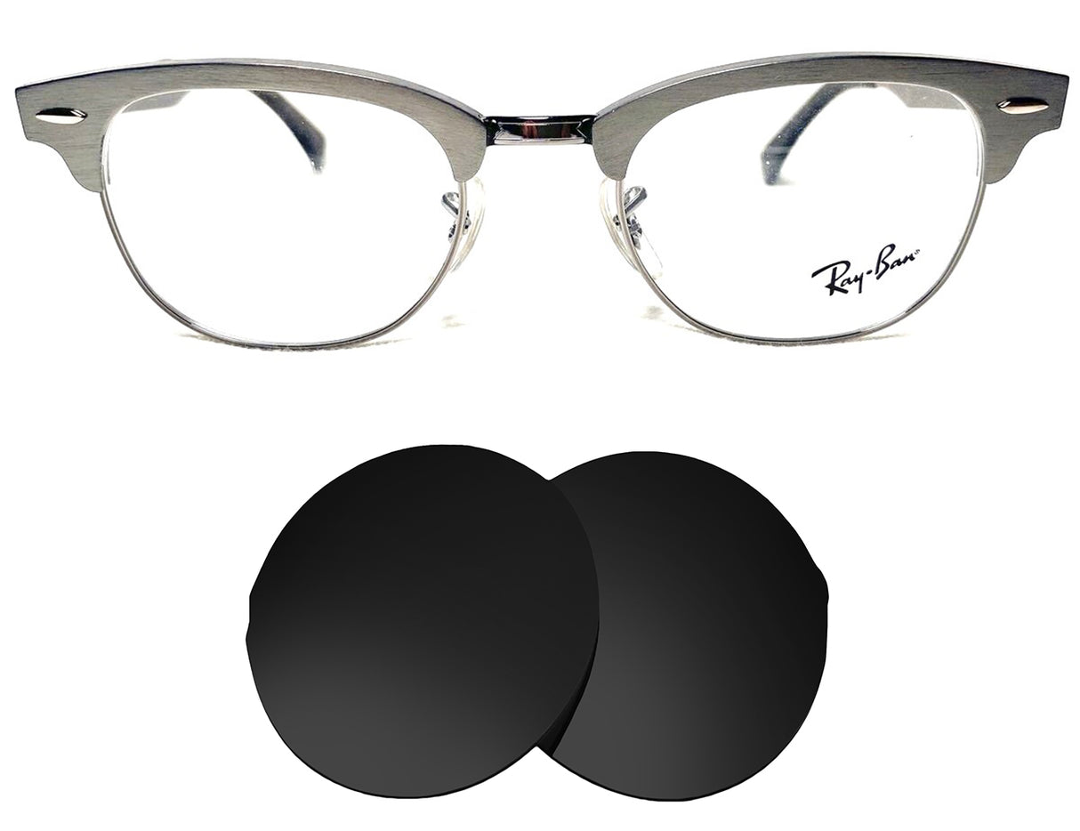 Ray-Ban RB6295 (49mm)-Replacement Lenses-Volcanic Black-Non-Polarized-Seek Optics