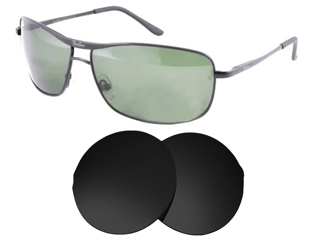 Ray-Ban RB8013 (59mm)-Replacement Lenses-Volcanic Black-Non-Polarized-Seek Optics