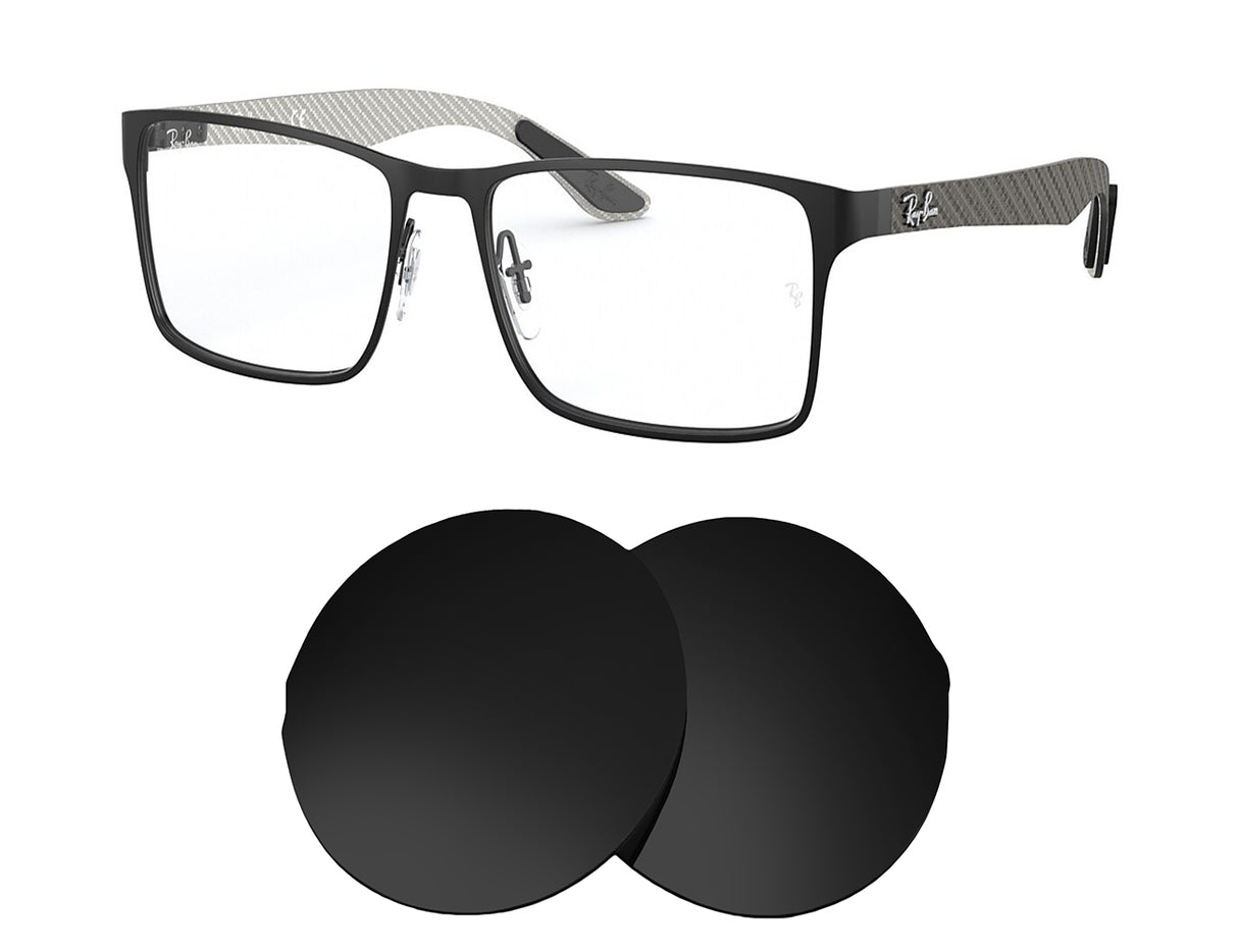 Ray-Ban RB8415 (55mm)-Replacement Lenses-Volcanic Black-Non-Polarized-Seek Optics
