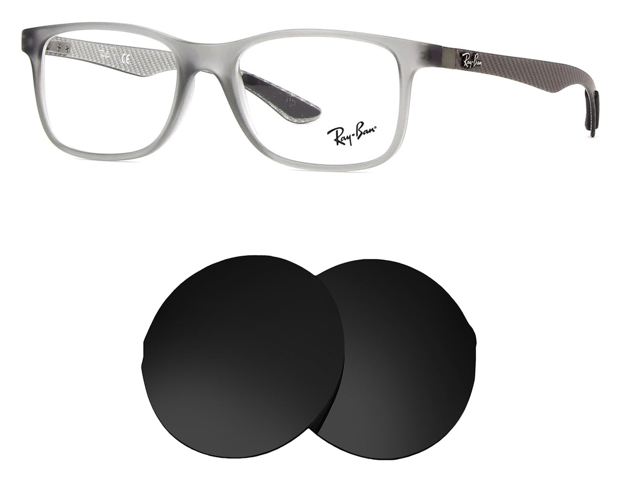 Ray-Ban RB8903 (53mm)-Replacement Lenses-Volcanic Black-Non-Polarized-Seek Optics