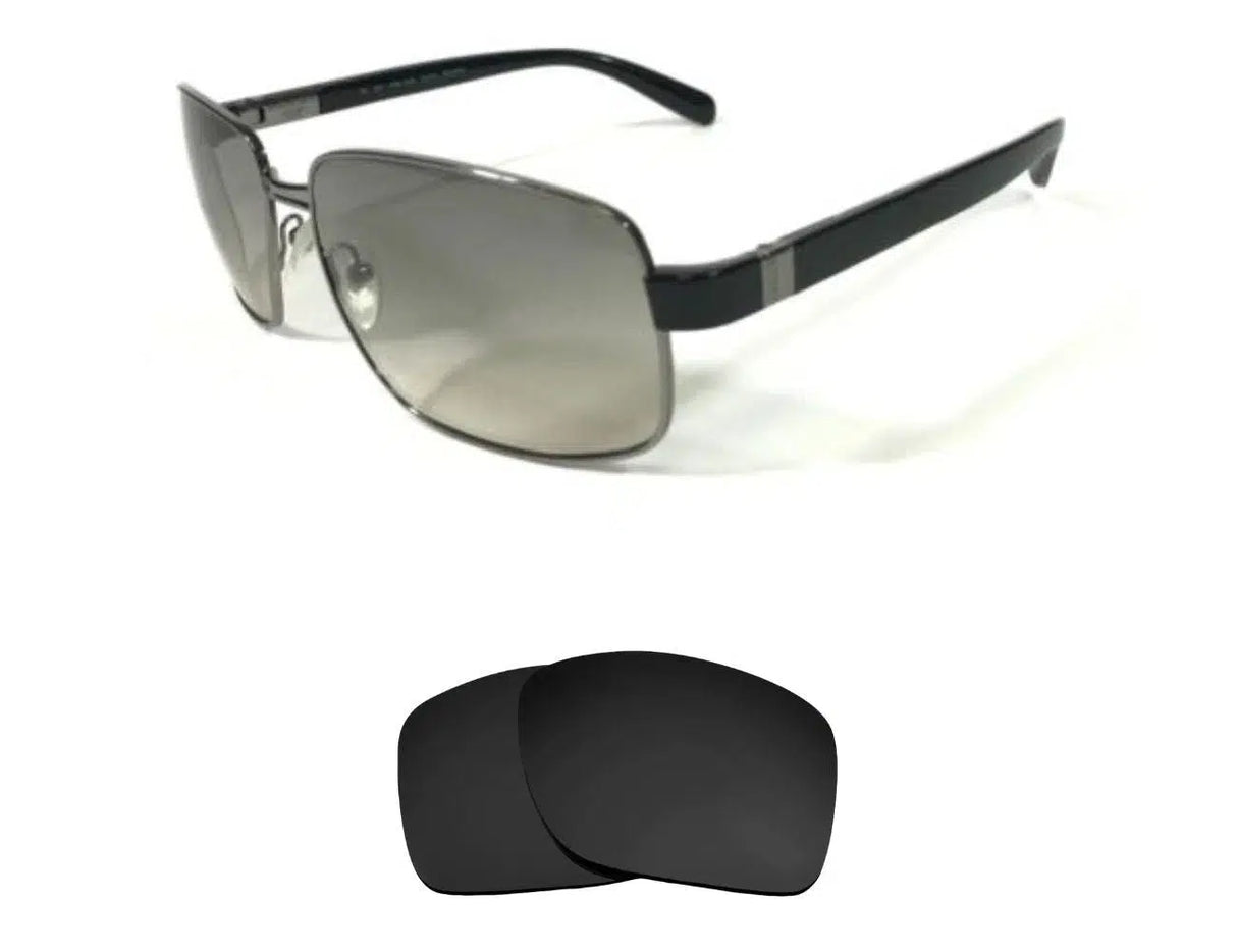 Prada SPR 52N-Replacement Lenses-Volcanic Black-Non-Polarized-Seek Optics