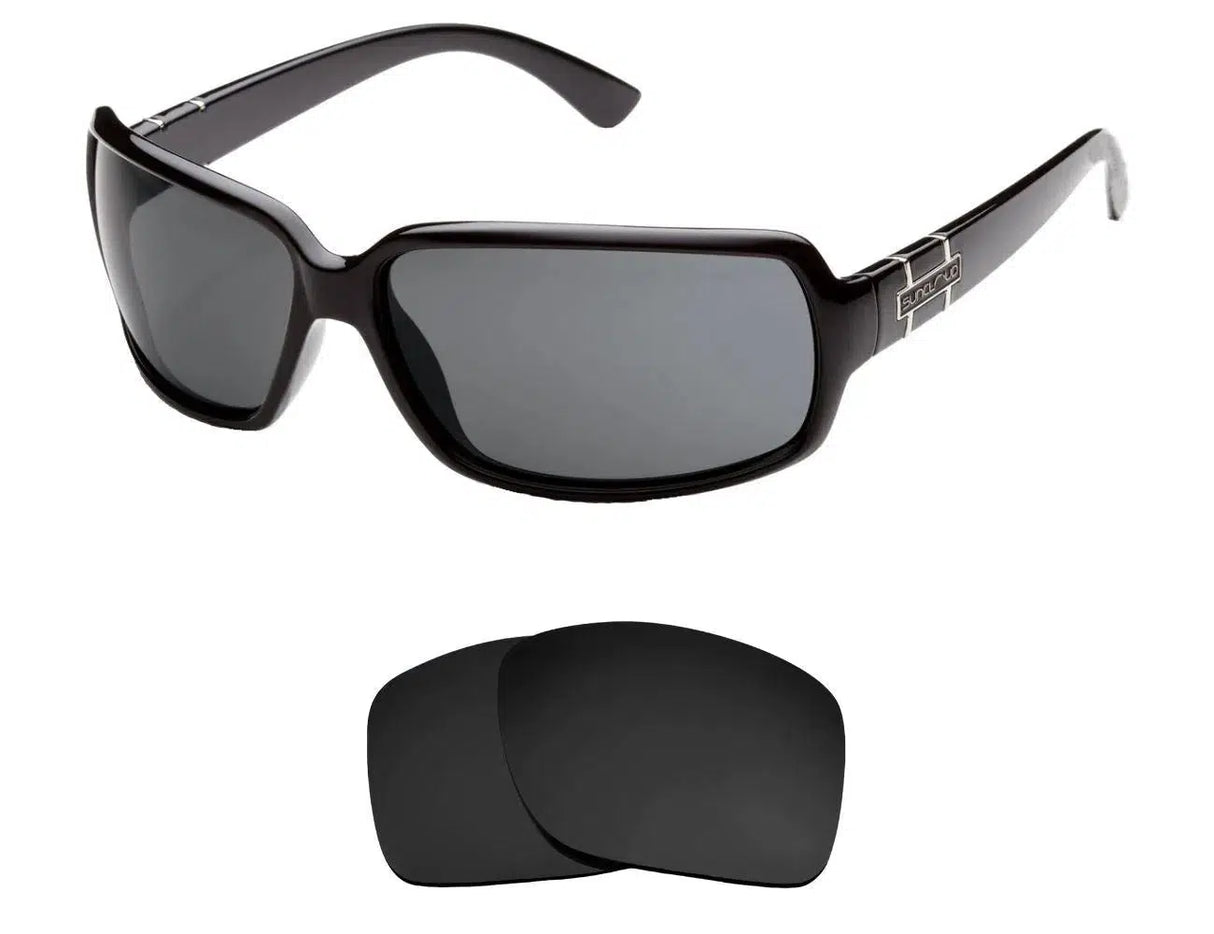 Suncloud Poptowns-Replacement Lenses-Volcanic Black-Non-Polarized-Seek Optics