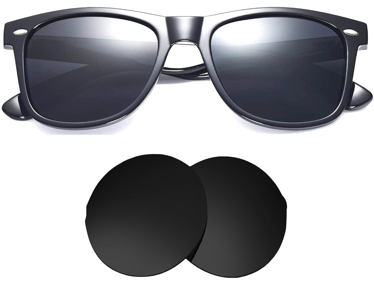 Retro Rewind-Replacement Lenses-Volcanic Black-Non-Polarized-Seek Optics