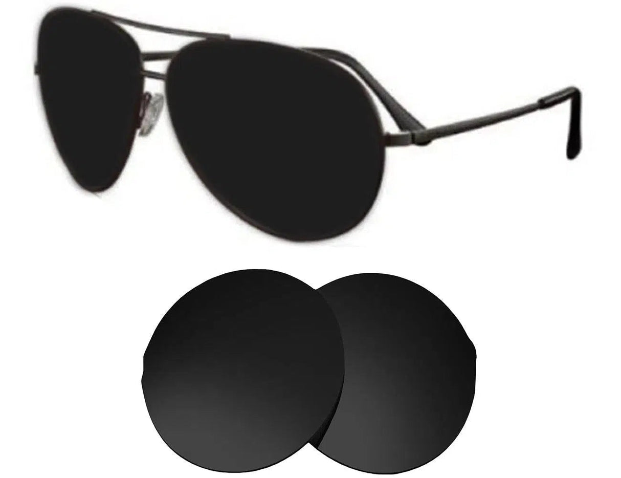 Serengeti Drivers 5223-Replacement Lenses-Volcanic Black-Non-Polarized-Seek Optics
