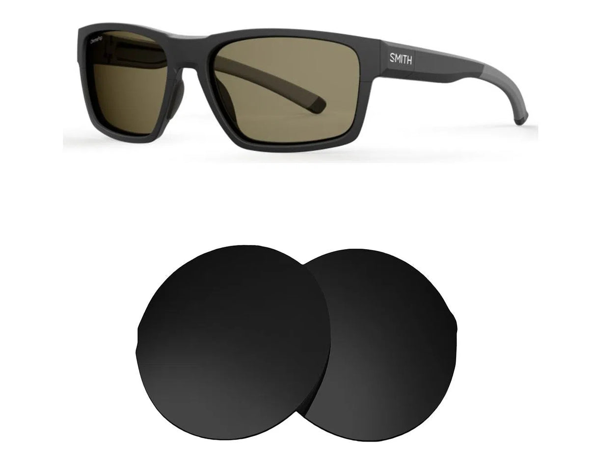 Smith Caravan MAG-Replacement Lenses-Volcanic Black-Non-Polarized-Seek Optics