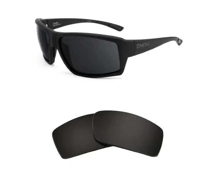 Smith Challis-Replacement Lenses-Volcanic Black-Non-Polarized-Seek Optics