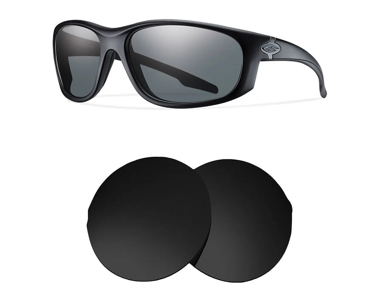 Smith Chamber-Replacement Lenses-Volcanic Black-Non-Polarized-Seek Optics