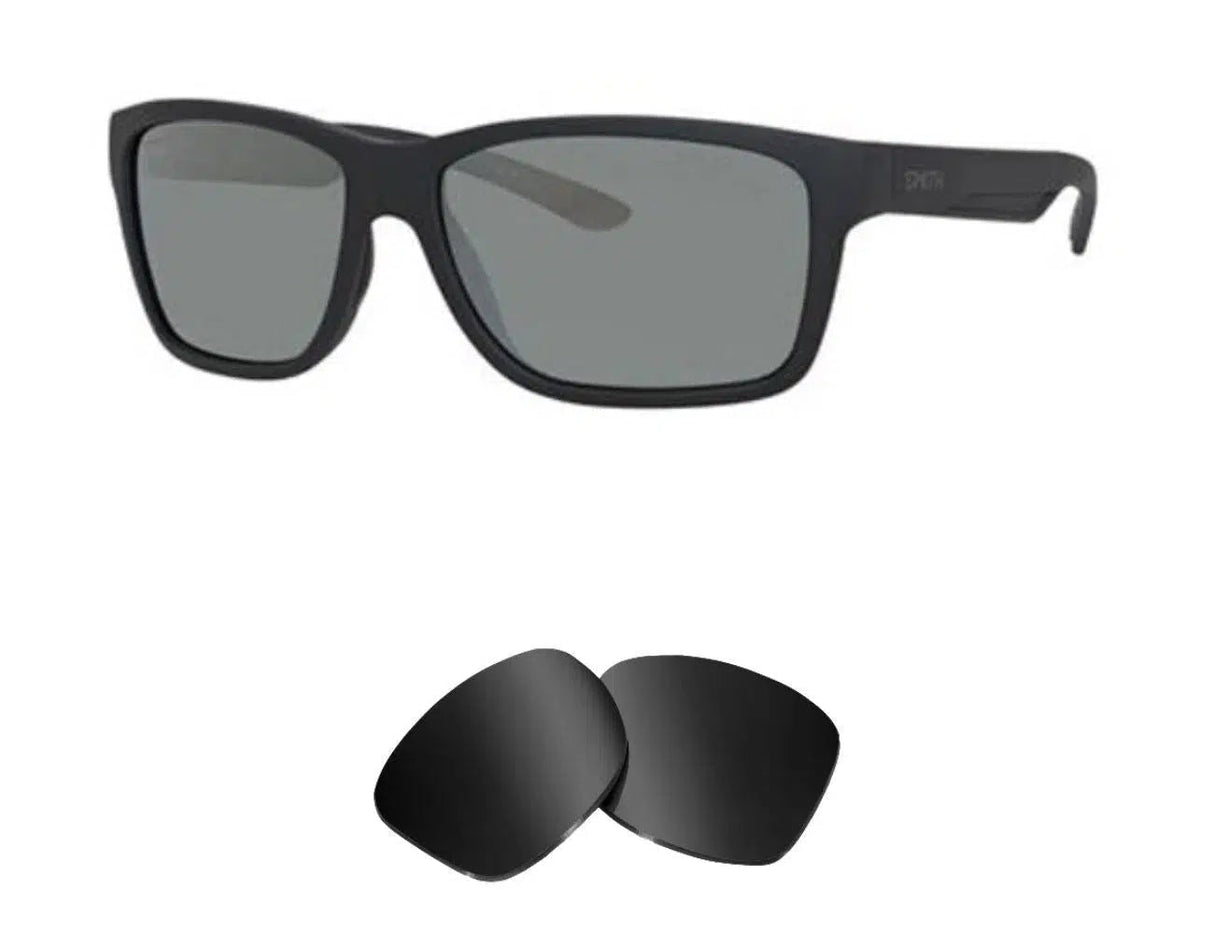 Smith Drake-Replacement Lenses-Volcanic Black-Non-Polarized-Seek Optics