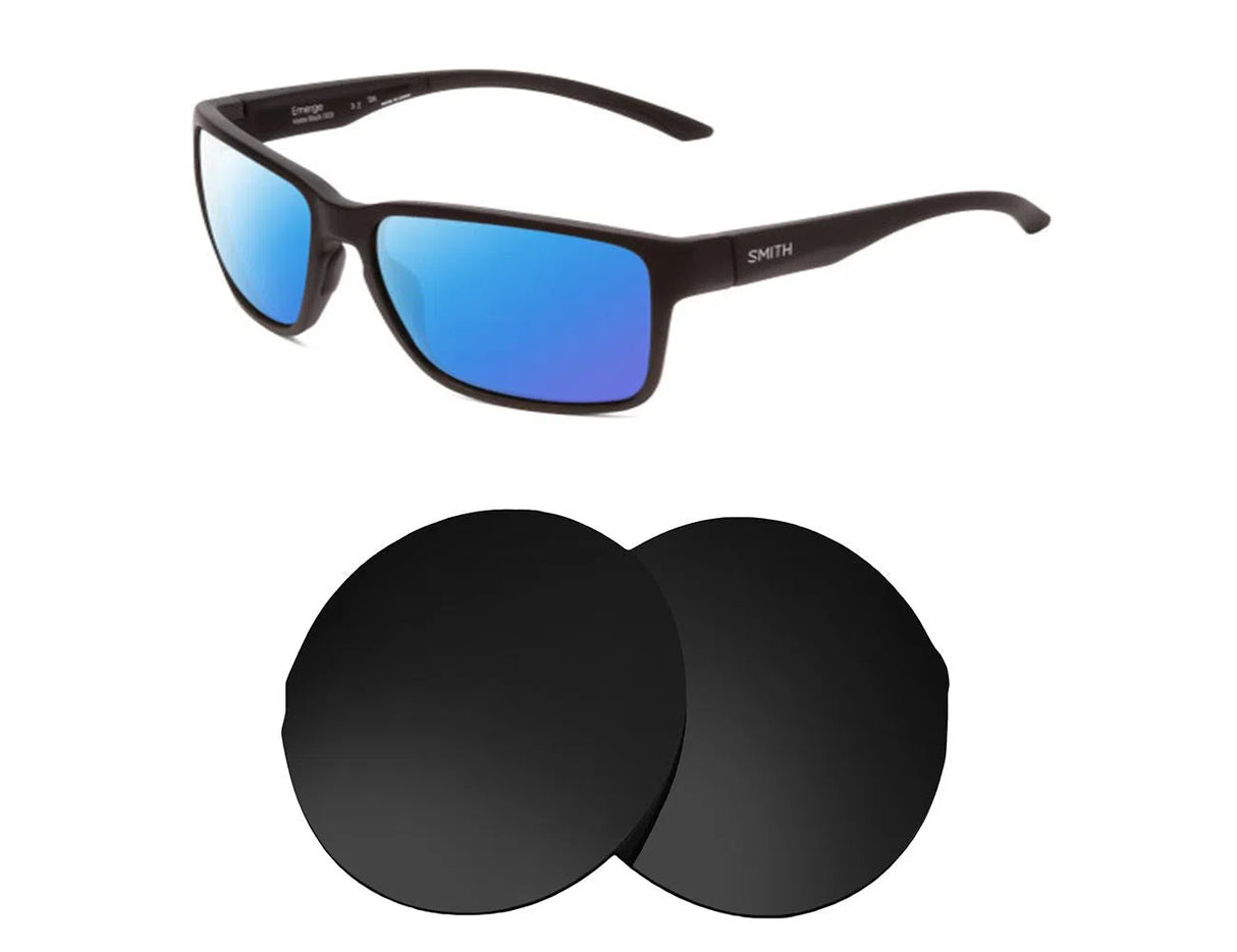 Smith Emerge-Replacement Lenses-Volcanic Black-Non-Polarized-Seek Optics