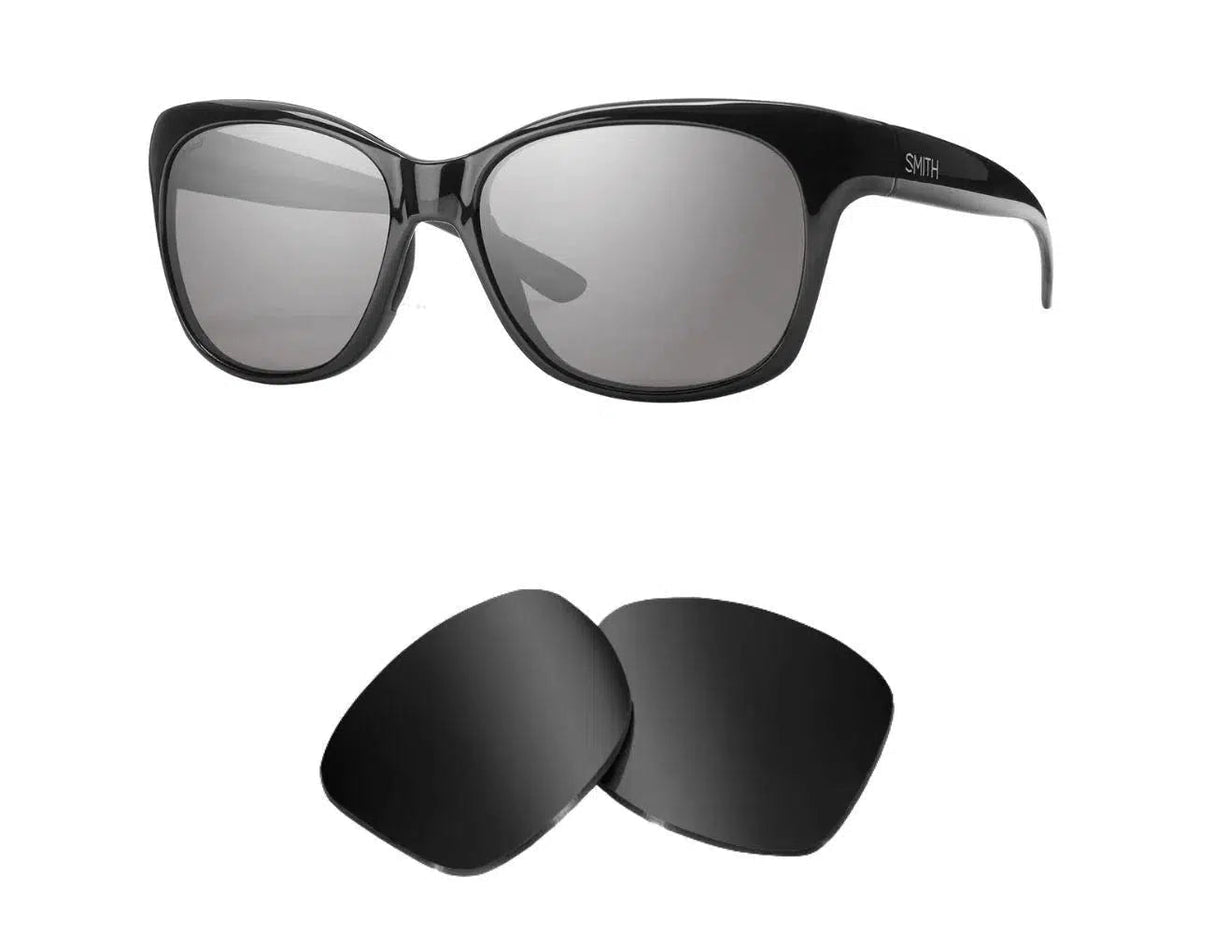 Smith Feature-Replacement Lenses-Volcanic Black-Non-Polarized-Seek Optics